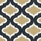 Mission Arabesque Malaga Outline 01 Cement Tile 10"x10" - Avente Tile