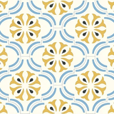 Mission Arabesque Malaga Tetouan 01 Cement Tile 10"x10" - Avente Tile