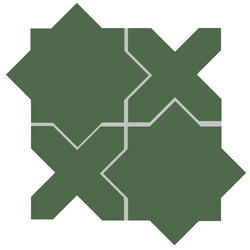 Mission Arabesque Verde Canada Cement Tile - Avente Tile