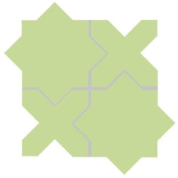 Mission Arabesque Verde Caribe Cement Tile - Avente Tile
