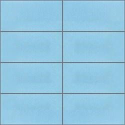 Mission Azul Caribe 4"x8" Encaustic Cement Tile - Avente Tile