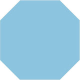 Mission Azul Caribe Octagon Encaustic Cement Tile 8"x8" - Avente Tile