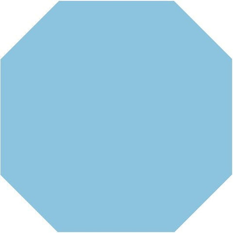 Mission Azul Caribe Octagon Encaustic Cement Tile 8"x8" - Avente Tile