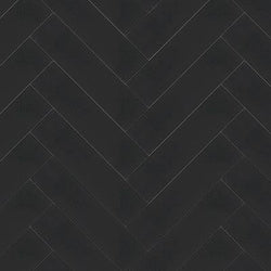 Mission Black 2"x8" Encaustic Cement Tile - Avente Tile