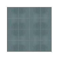 Mission Blue 3"x3" Encaustic Cement Tile - Avente Tile