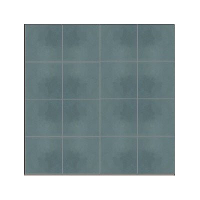 Mission Blue 3"x3" Encaustic Cement Tile - Avente Tile