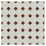Mission Blue Asia Octagon Encaustic Cement Tile 8"x8" - Avente Tile
