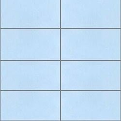 Mission Blue Clair 4"x8" Encaustic Cement Tile - Avente Tile
