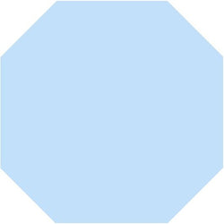 Mission Blue Clair Octagon Encaustic Cement Tile 8"x8" - Avente Tile