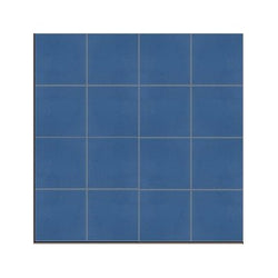 Mission Blue Fonce 3"x3" Encaustic Cement Tile - Avente Tile