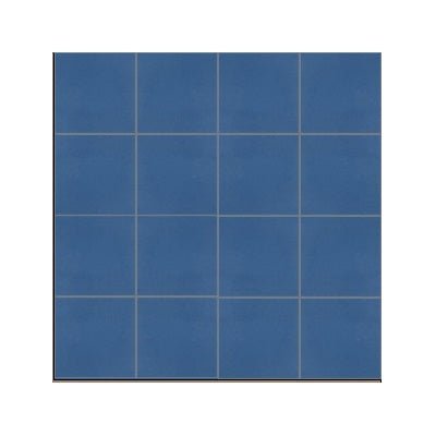 Mission Blue Fonce 3"x3" Encaustic Cement Tile - Avente Tile