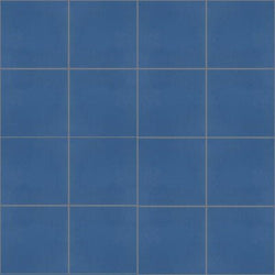 Mission Blue Fonce 4"x4" Encaustic Cement Tile - Avente Tile