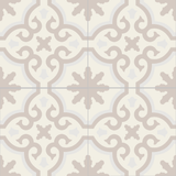 Mission Bocassio Cafe and Clam 8"x8" Encaustic Cement Tile - Avente Tile