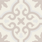 Mission Bocassio Cafe and Clam 8"x8" Encaustic Cement Tile - Avente Tile