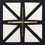 Mission Brass Cross Cement Tile 8"x8" - Avente Tile