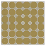 Mission Brun Camois Octagon Encaustic Cement Tile 8"x8" - Avente Tile