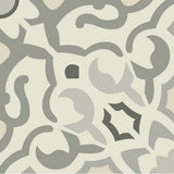 Mission California All Gray Colorway 8"x8" Encaustic Cement Tile - Avente Tile