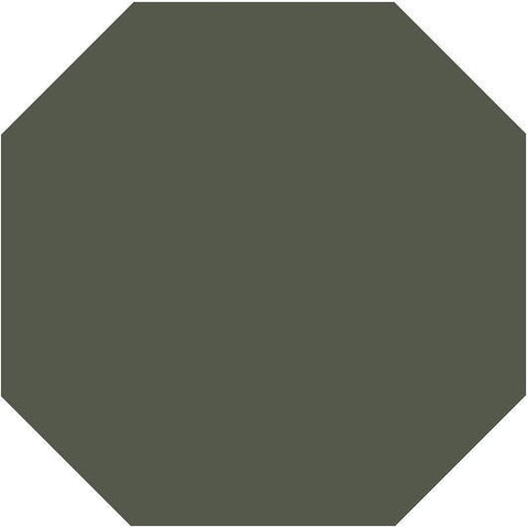 Mission Charcoal Octagon Encaustic Cement Tile 8"x8" - Avente Tile