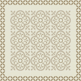 Mission Circles Border 8"x8" Encaustic Cement Tile - Avente Tile