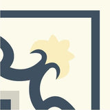 Mission Cox Cozy Colorway Corner 8"x8" Encaustic Cement Tile - Avente Tile