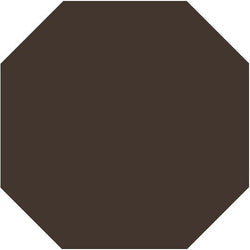 Mission Dark Brown Octagon Encaustic Cement Tile 8"x8" - Avente Tile