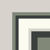 Mission Franjas Border Green and Gray 8"x8" Cement Tile - Avente Tile