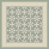 Mission Franjas Border III Encaustic Cement Tile 8"x8" Soft Sage II Colorway - Avente Tile