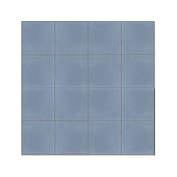 Mission French Blue 3"x3" Encaustic Cement Tile - Avente Tile