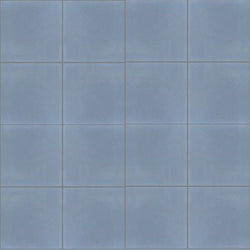 Mission French Blue 4"x4" Encaustic Cement Tile - Avente Tile