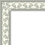 Mission Ghent Border Encaustic Cement Tile 8"x8" in Soft Sage - Avente Tile