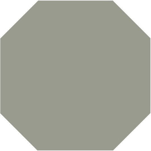 Mission Gray Octagon Encaustic Cement Tile 8"x8" - Avente Tile