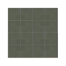 Mission Green Asia 3"x3" Encaustic Cement Tile - Avente Tile