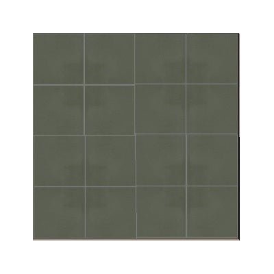 Mission Green Asia 3"x3" Encaustic Cement Tile - Avente Tile