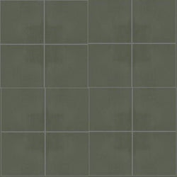 Mission Green Asia 4"x4" Encaustic Cement Tile - Avente Tile