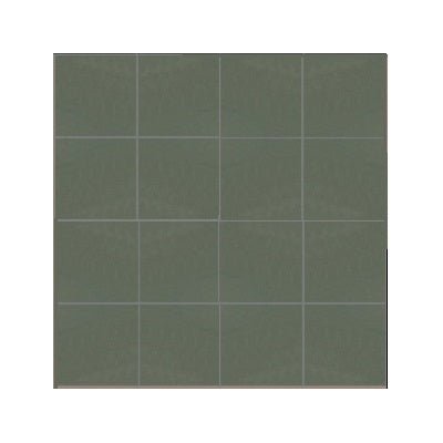 Mission Green Forest 3"x3" Encaustic Cement Tile - Avente Tile