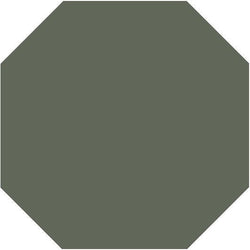 Mission Green Forest Octagon Encaustic Cement Tile 8"x8" - Avente Tile