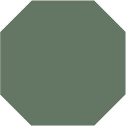 Mission Green Octagon Encaustic Cement Tile 8"x8" - Avente Tile