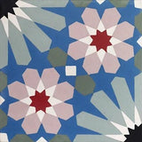 Mission Ifran 01 8"x8" Encaustic Cement Tile - Avente Tile