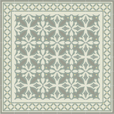 Mission Lattice Border Encaustic Cement Tile 8" x 8" Summer Colorway - Avente Tile