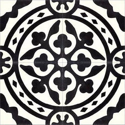 Mission Le Rond C 8"x8" Encaustic Cement Tile - Avente Tile