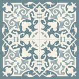 Mission Madrid Azul 8"x8" Encaustic Cement Tile - Avente Tile
