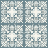 Mission Madrid Azul 8"x8" Encaustic Cement Tile - Avente Tile