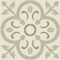 Mission Orleans A 8" x 8" Encaustic Cement Tile - Avente Tile
