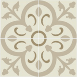 Mission Orleans A 8" x 8" Encaustic Cement Tile - Avente Tile