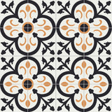 Mission Orleans Caramel 8"x8" Encaustic Cement Tile - Avente Tile