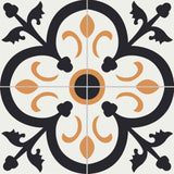Mission Orleans Caramel 8"x8" Encaustic Cement Tile - Avente Tile