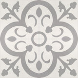 Mission Orleans Gris 8"x8" Encaustic Cement Tile - Avente Tile
