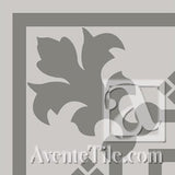 Mission Queen Border Gray 8"x8" Encaustic Cement Tile - Avente Tile