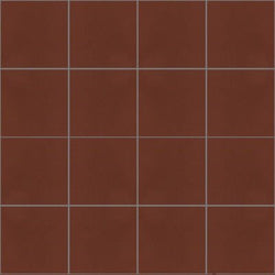 Mission Red Brick 4"x4" Encaustic Cement Tile - Avente Tile