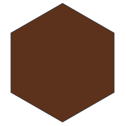 Mission Red Brick 8" Hexagon Encaustic Cement Tile - Avente Tile